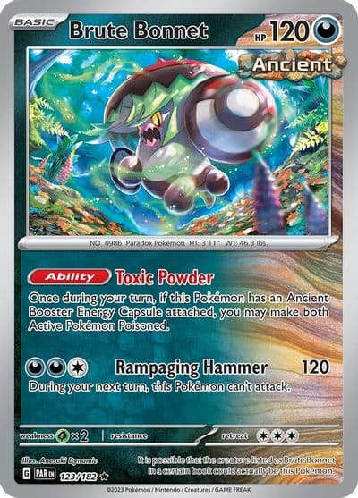 Brute Bonnet SV04: Paradox Rift Pokemon card
