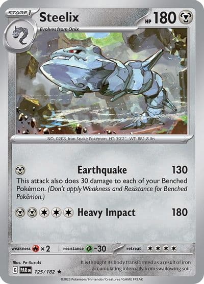 Steelix SV04: Paradox Rift Pokemon card