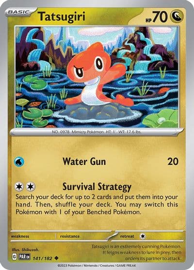 Tatsugiri SV04: Paradox Rift Pokemon card