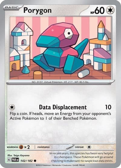 Porygon SV04: Paradox Rift Pokemon card