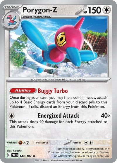 Porygon-Z SV04: Paradox Rift Pokemon card