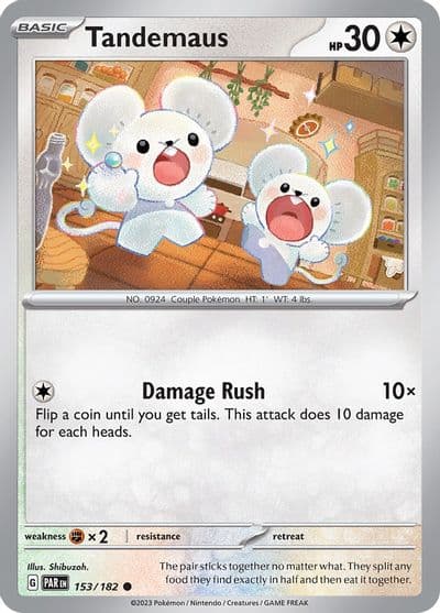 Tandemaus SV04: Paradox Rift Pokemon card