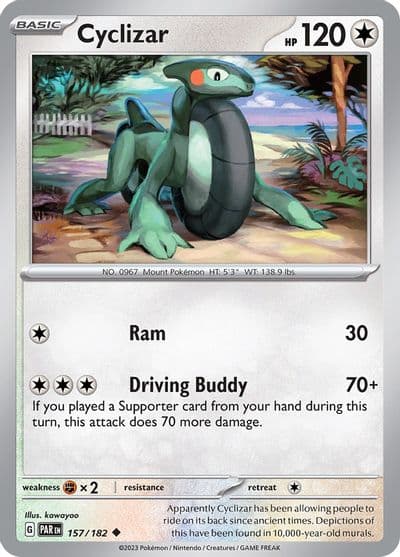 Cyclizar SV04: Paradox Rift Pokemon card