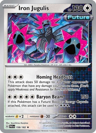 Iron Jugulis SV04: Paradox Rift Pokemon card