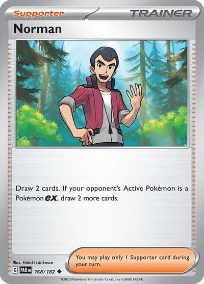 Norman SV04: Paradox Rift Pokemon card