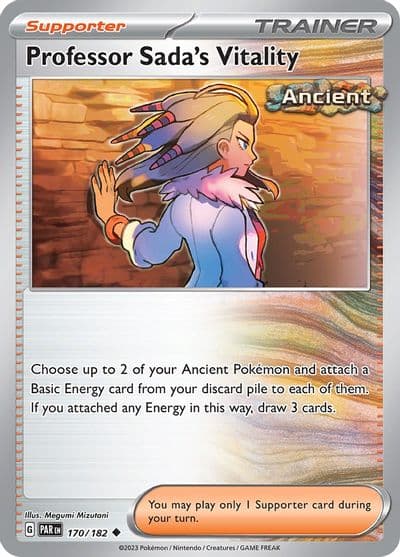 Professor Sadas Vitality SV04: Paradox Rift Pokemon card