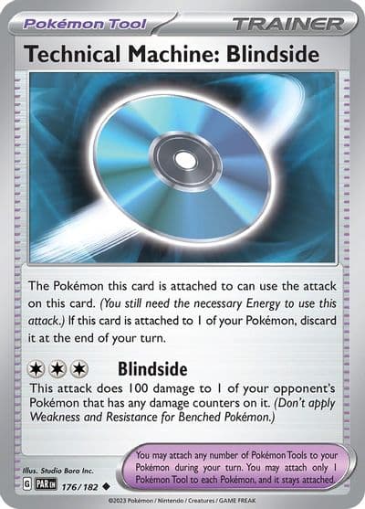 Technical Machine: Blindside SV04: Paradox Rift Pokemon card
