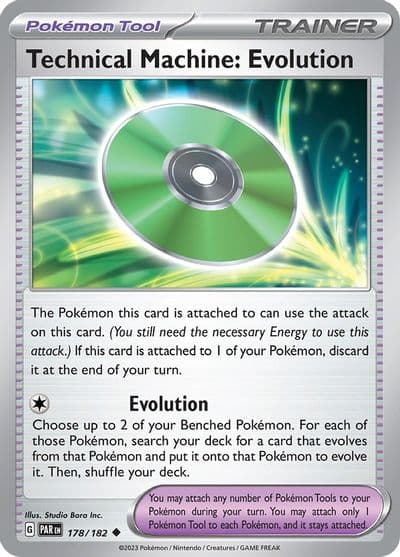 Technical Machine: Evolution SV04: Paradox Rift Pokemon card
