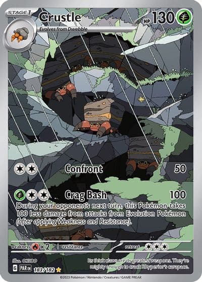 Crustle SV04: Paradox Rift Pokemon card