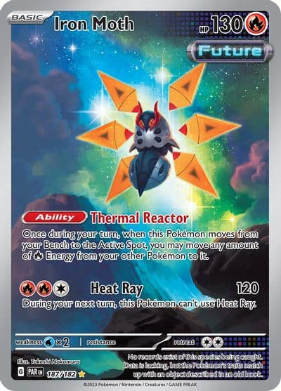 Iron Moth SV04: Paradox Rift Pokemon card