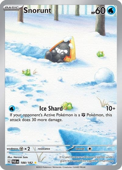 Snorunt SV04: Paradox Rift Pokemon card