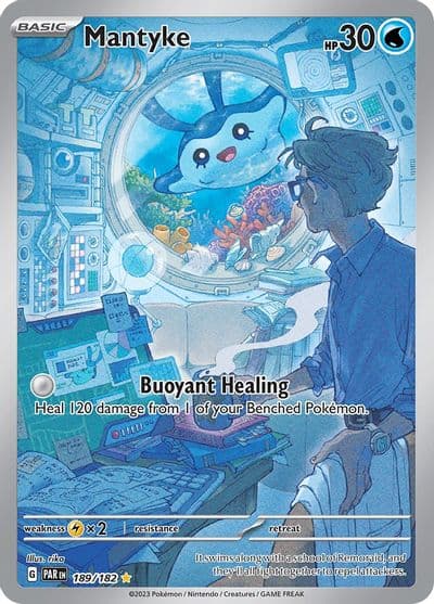 Mantyke SV04: Paradox Rift Pokemon card