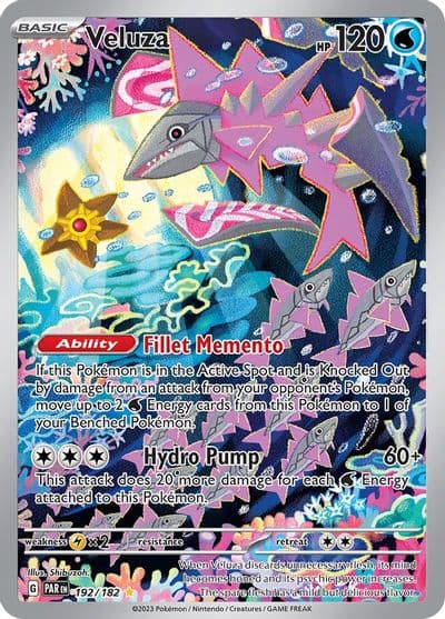 Veluza SV04: Paradox Rift Pokemon card