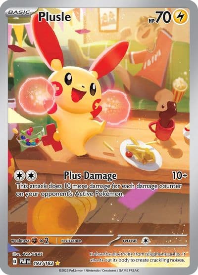 Plusle SV04: Paradox Rift Pokemon card