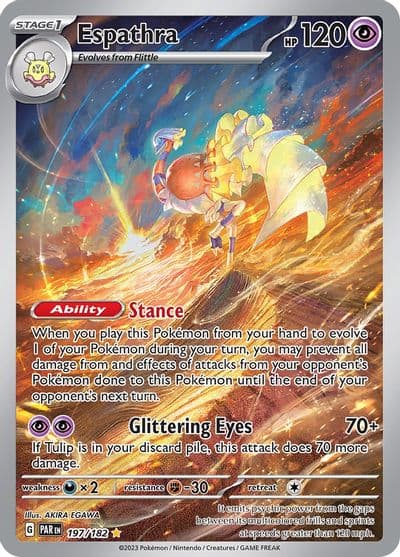 Espathra SV04: Paradox Rift Pokemon card