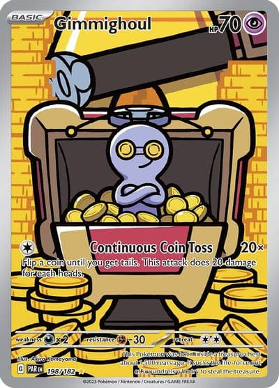 Gimmighoul SV04: Paradox Rift Pokemon card