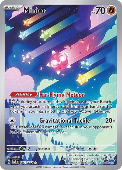 Minior SV04: Paradox Rift Pokemon card