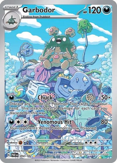 Garbodor SV04: Paradox Rift Pokemon card