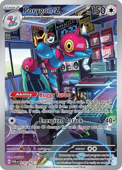 Porygon-Z SV04: Paradox Rift Pokemon card