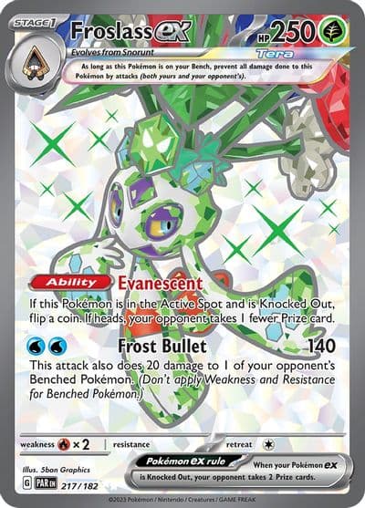 Froslass ex SV04: Paradox Rift Pokemon card