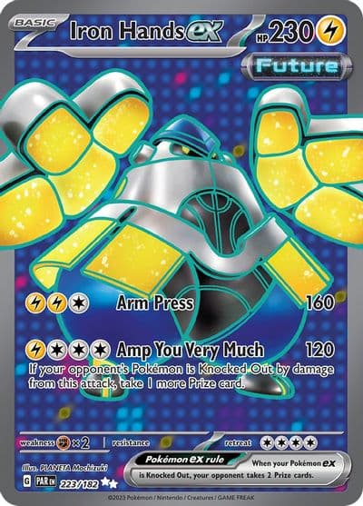 Iron Hands ex SV04: Paradox Rift Pokemon card
