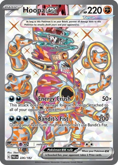 Hoopa ex SV04: Paradox Rift Pokemon card