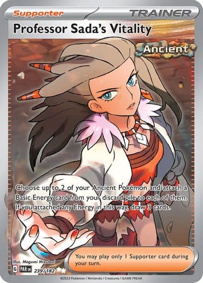 Professor Sada's Vitality SV04: Paradox Rift Pokemon card