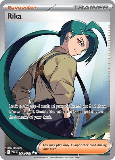 Rika SV04: Paradox Rift Pokemon card