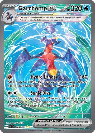 Garchomp ex SV04: Paradox Rift Pokemon card