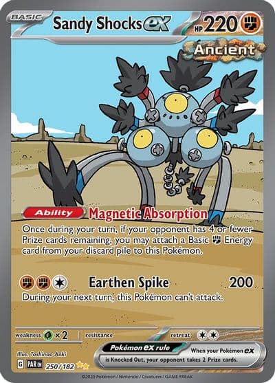 Sandy Shocks ex SV04: Paradox Rift Pokemon card