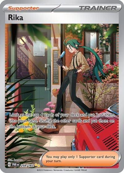 Rika SV04: Paradox Rift Pokemon card
