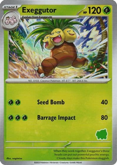 Exeggutor My First Battle Pokemon card