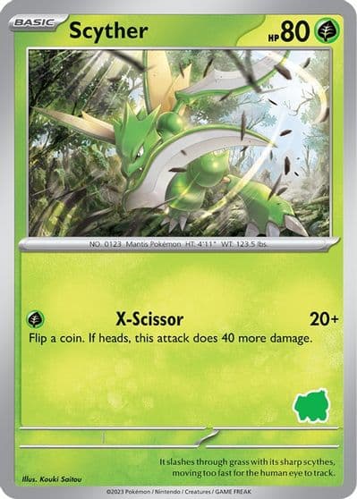 Scyther My First Battle Pokemon card
