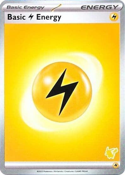 Basic Lightning Energy My First Battle Pokemon card