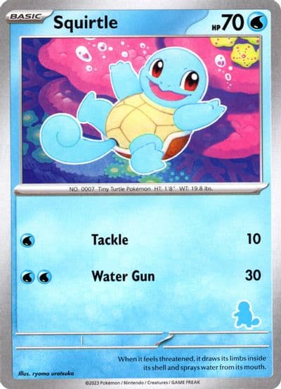 Squirtle First Partner Pack Pokemon card