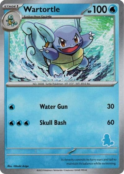 Wartortle My First Battle Pokemon card
