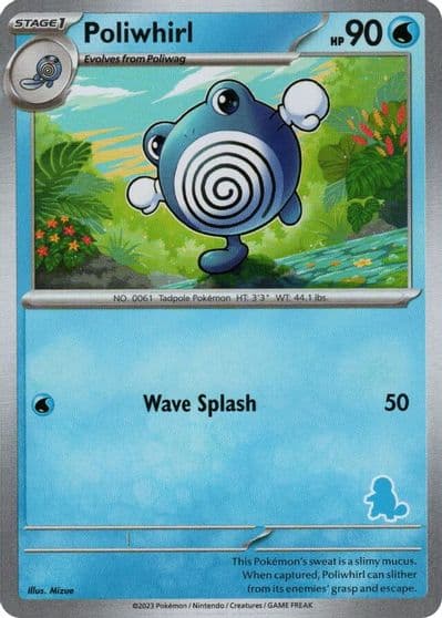 Poliwhirl My First Battle Pokemon card