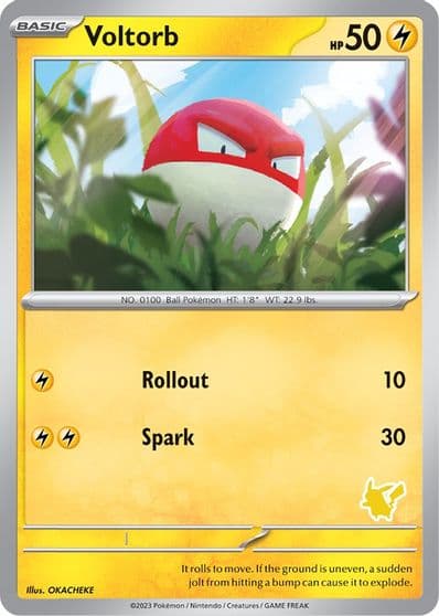 Voltorb My First Battle Pokemon card