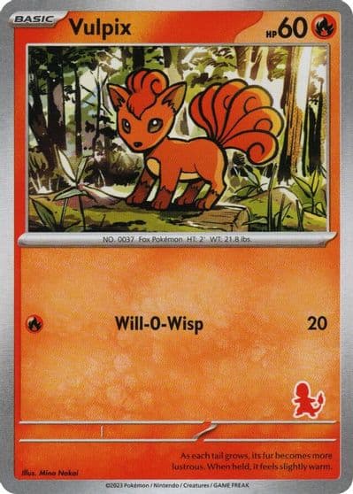 Vulpix My First Battle Pokemon card