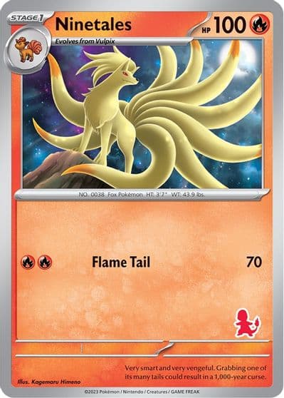 Ninetales My First Battle Pokemon card