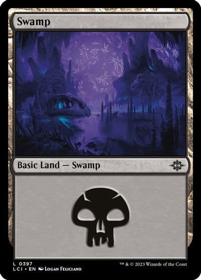 Swamp 0397 The Lost Caverns of Ixalan Magic card