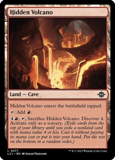 Hidden Volcano The Lost Caverns of Ixalan Magic card