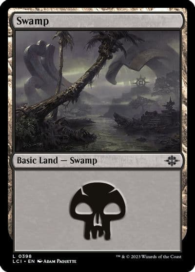 Swamp 0398 The Lost Caverns of Ixalan Magic card