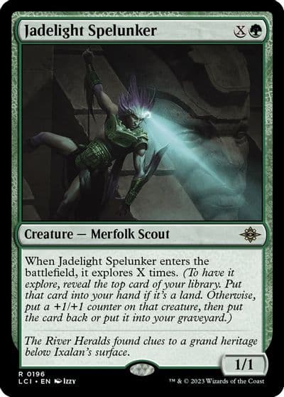 Jadelight Spelunker The Lost Caverns of Ixalan Magic card