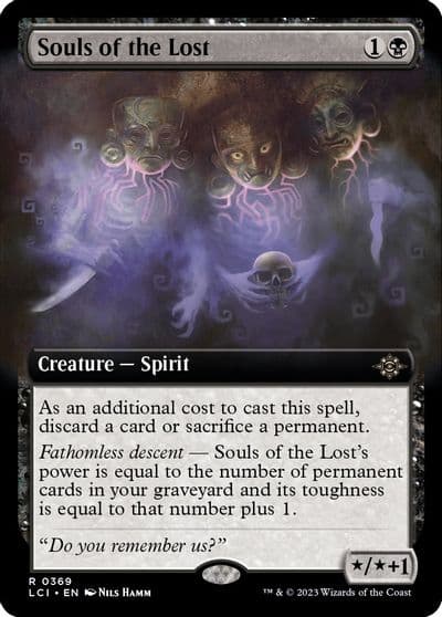 Souls of the Lost Extended Art The Lost Caverns of Ixalan Magic card