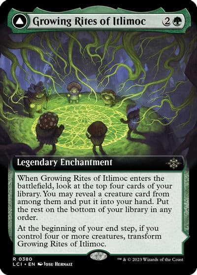 Growing Rites of Itlimoc Extended Art The Lost Caverns of Ixalan Magic card