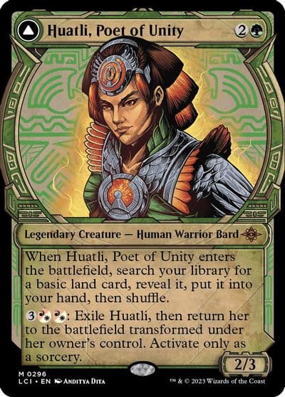 Huatli Poet of Unity Showcase The Lost Caverns of Ixalan Magic card