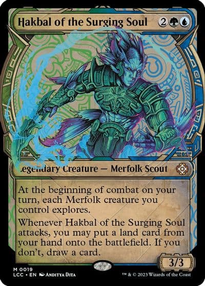 Hakbal of the Surging Soul Showcase Commander: The Lost Caverns of Ixalan Magic card