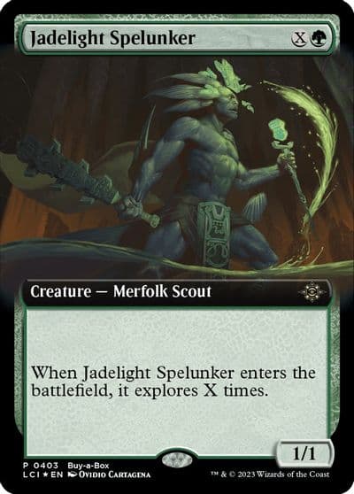 Jadelight Spelunker Extended Art Buy-A-Box Promos Magic card