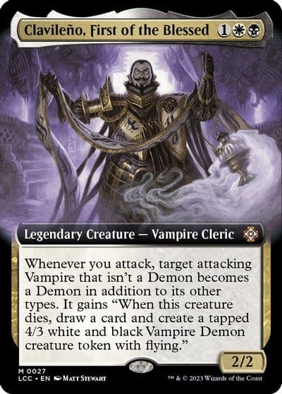 Clavileno First of the Blessed Extended Art Commander: The Lost Caverns of Ixalan Magic card